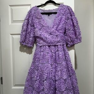 Eloquii Purple Floral Dress